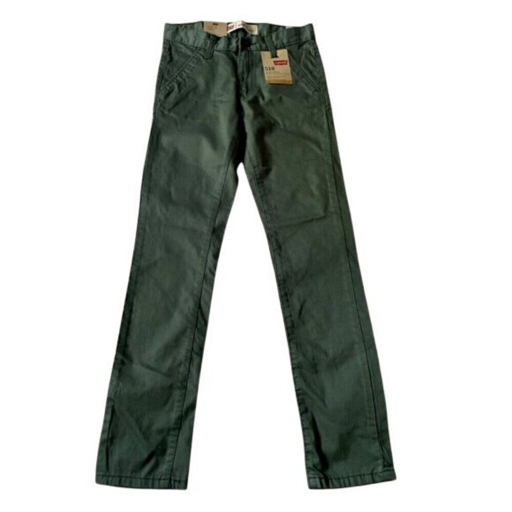Levis 510 Super Skinny Fit Green Jeans 12 Reg W26 X L26 Cotton & Spandex